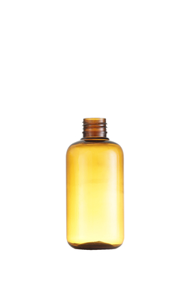 Kozmetik Ambalaj için Amber Şeffaf Plastik Şişe 200ml