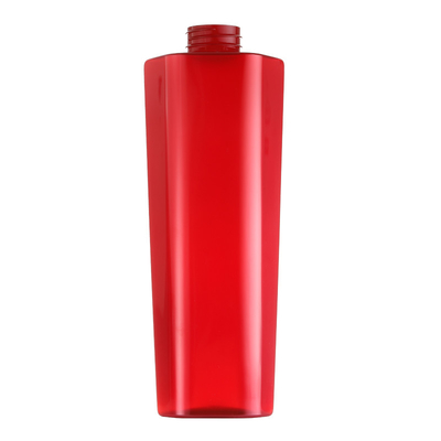 Kırmızı Şampuan Şişesi Yüksek Kaliteli Fabrika Özelleştirilmiş 500ml Kozmetik Ambalaj Şişesi