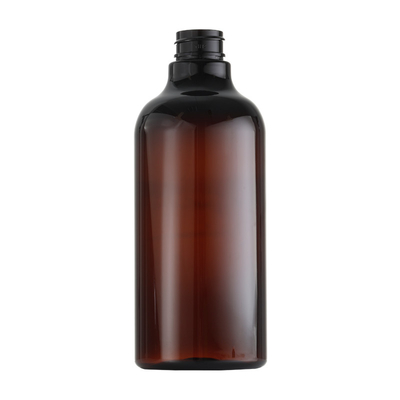 Toptan Yeni Kozmetik Kahverengi 500ml Plastik Pet Duş Jeli Şampuan Şişesi