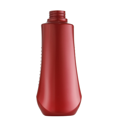 Toptan Boş Renkli Losyon Kırmızı Plastik Şişe Özel Boyun Boyu 20/410 PE 450ml Cilt Bakım Şişesi