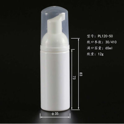 Kozmetik Ürünler İçin ISO9001 30ml PET Köpük Pompa Şişesi